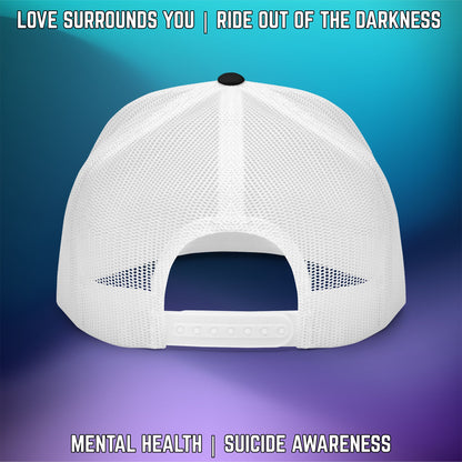 Love Surrounds You Trucker Hat — Mental Health & Suicide Awareness Cap - LSY