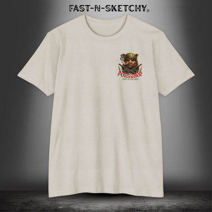Porkchop, Thick Cut Thin Patience: Military Edition Premium Fitted Tee