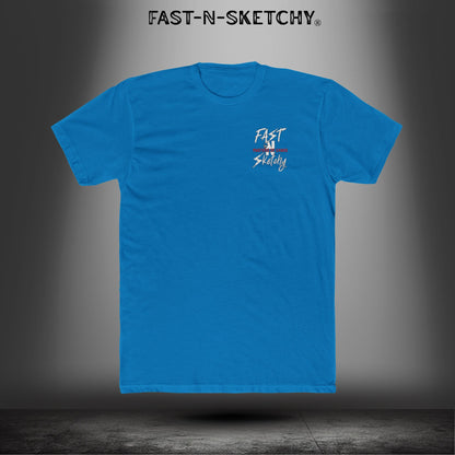 Built Fast, Tuned Sketchy: Bagger Racing Biker Edition Relaxed Classic Tee