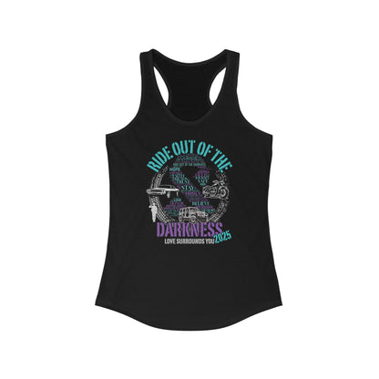 2025 Ride Out of the Darkness Women's Racerback Tank - LSY