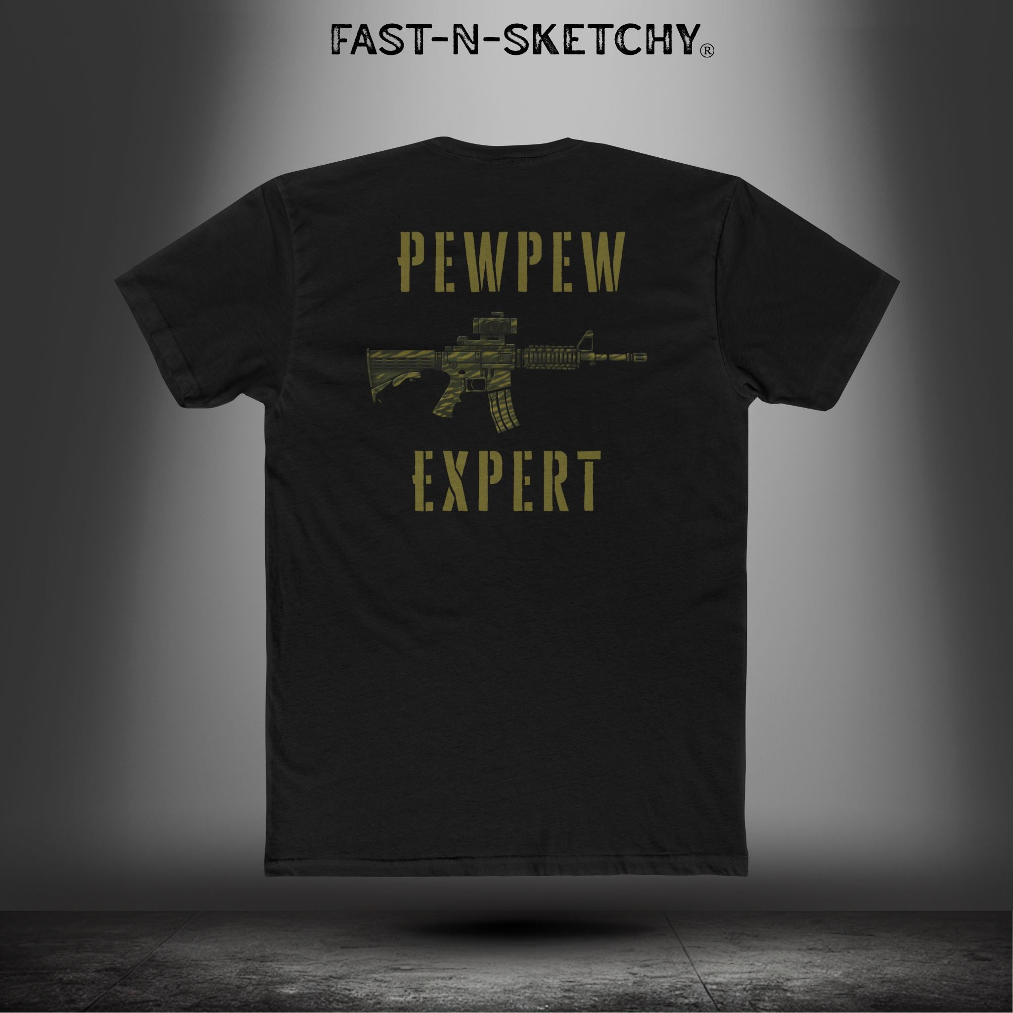 Pew Pew Expert: Military Edition Relaxed Classic Tee