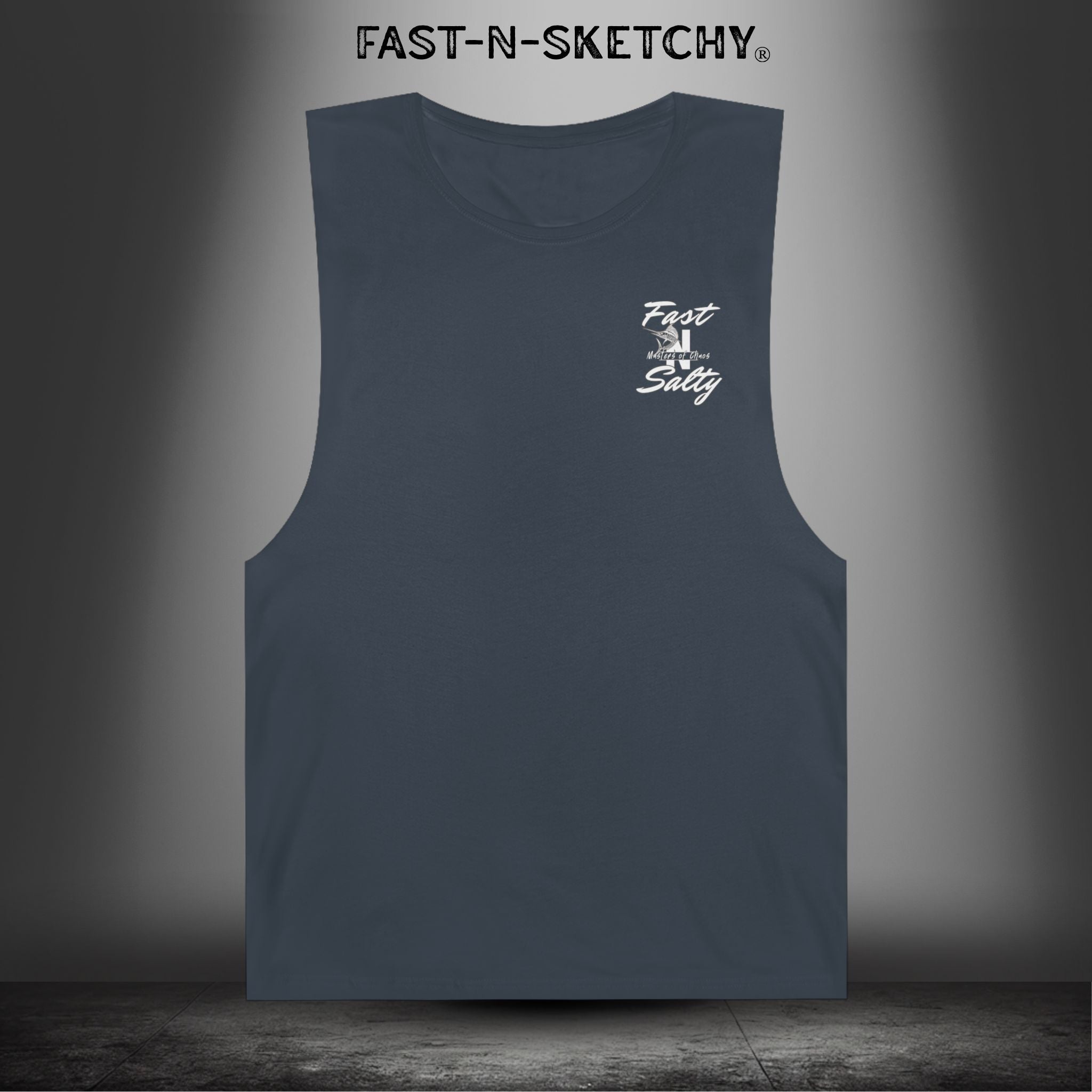 WE GREW HERE, YOU FLEW HERE, GO AWAY: Muscle Tank Top (Dark Colors)