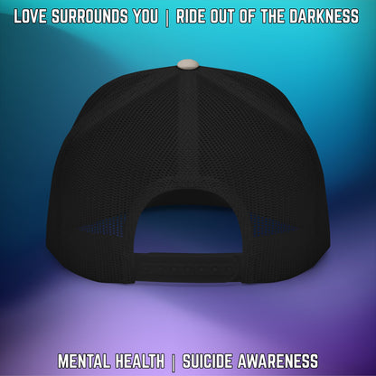 Love Surrounds You Trucker Hat — Mental Health & Suicide Awareness Cap - LSY