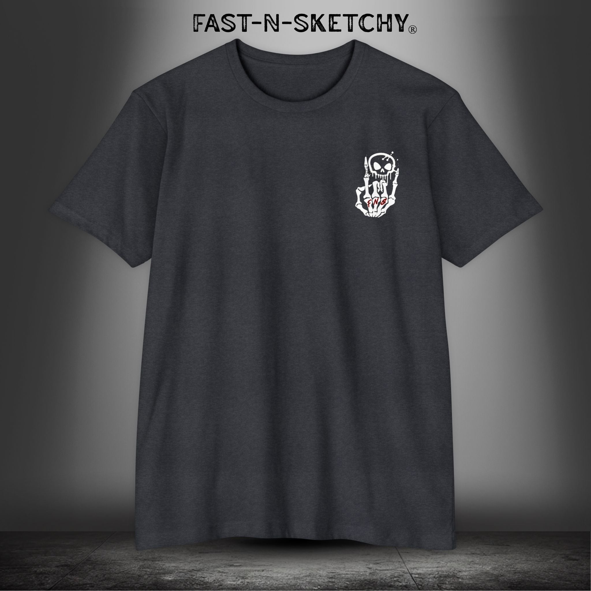 FAST-N-SKETCHY® - T-shirt Next Level 6210 (Dark Colors)