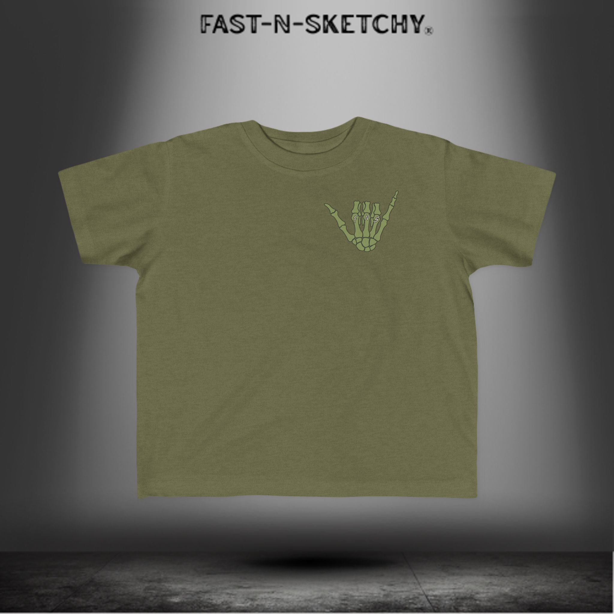 FAST-N-SKETCHY® Mayhem Starter Kit – Toddler Tee | All Gas. No Nap Time. Just Vibes.