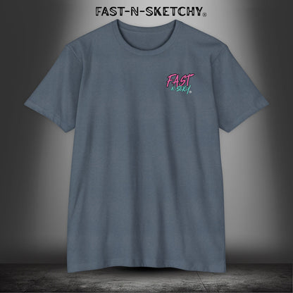 LOVE ME OR CHASE ME - FAST-N-SEXY: T-shirt Classic Fit Crewneck - Next Level 6210