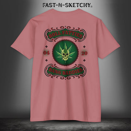 The Highlife: Roll Fatties & Bang Baddies: Biker Edition Premium Fitted Tee