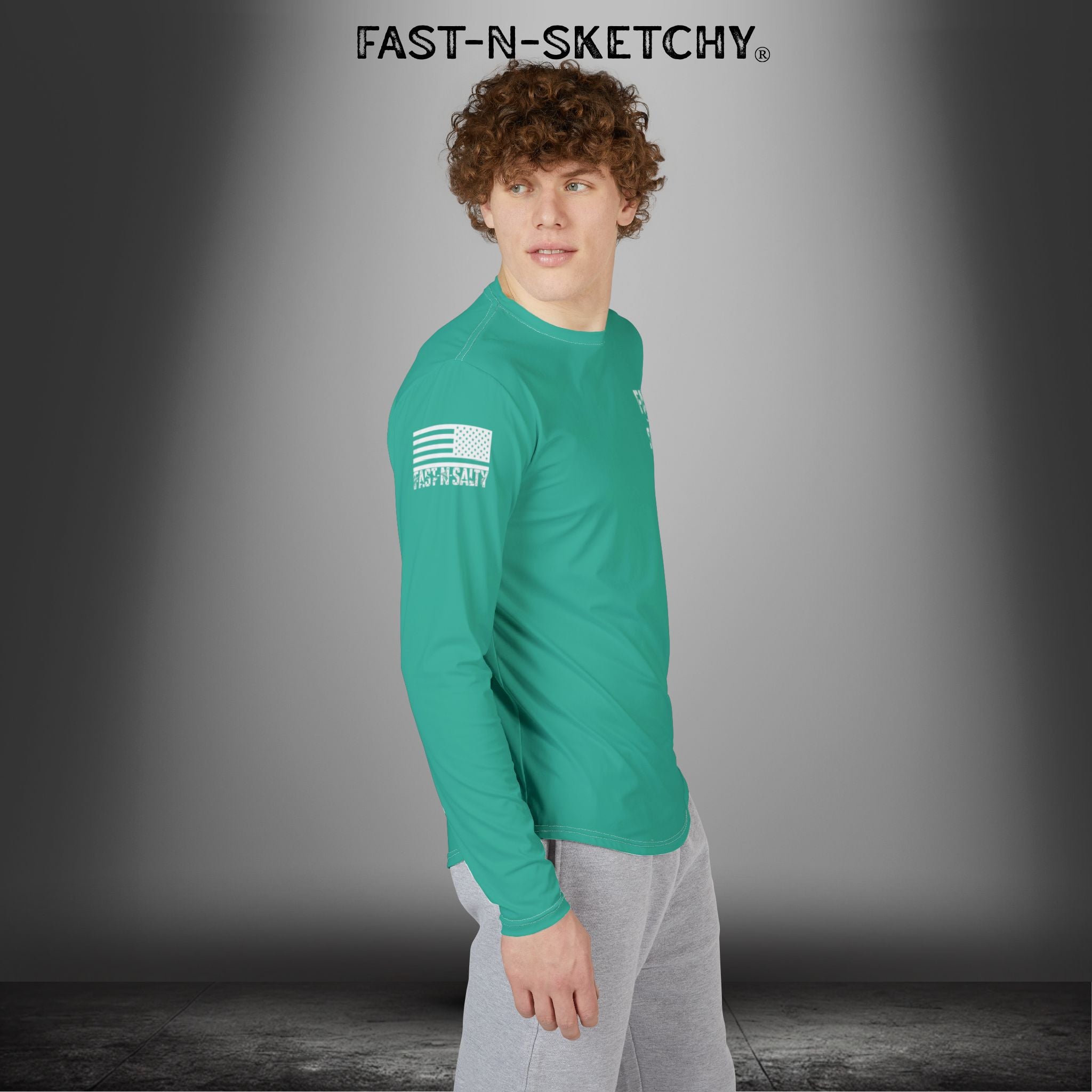 Mahi Mahi Fast-N-Salty UV Protection Long Sleeve Shirt - Perfect for Outdoor Adventures and Fishing