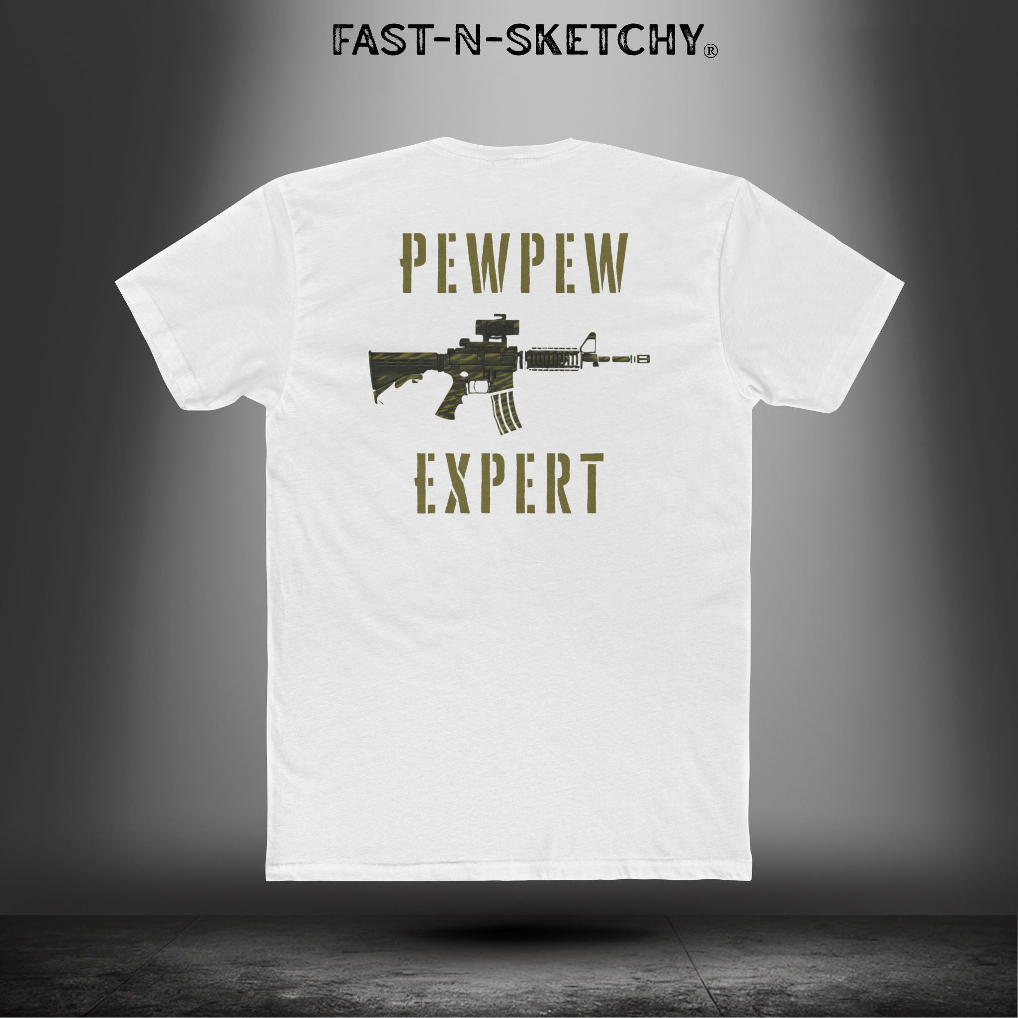 Pew Pew Expert: Military Edition Relaxed Classic Tee