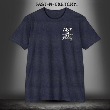 No Face, No Case: Biker Edition Premium Fitted Tee (Darks)