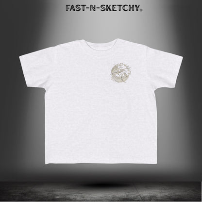 FAST-N-SALTY™ Catch Me If You Can – Marlin Toddler Tee | Fast Fins and Faster Feet.
