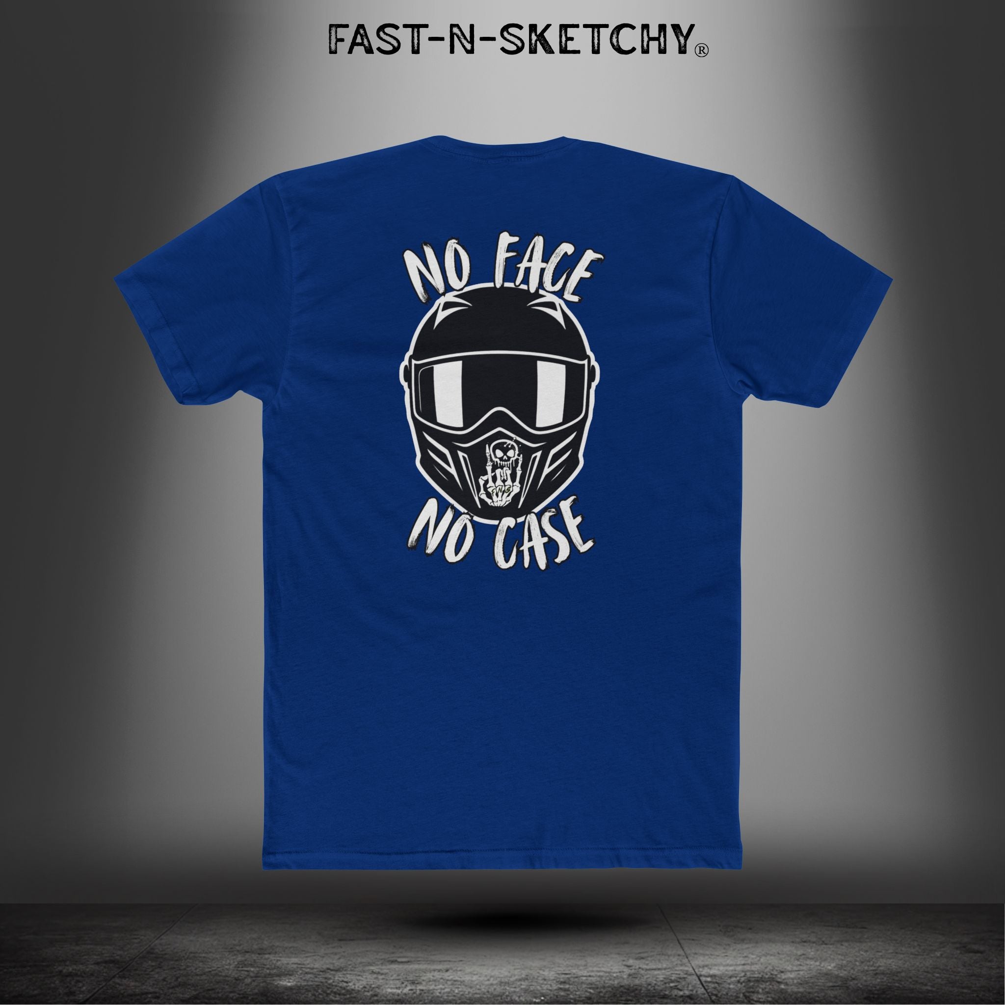 No face, No Case: Biker Edition Relaxed Classic Tee