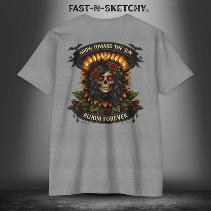 Grow Towards the Sun, Bloom Forever: Premium Fitted Tee