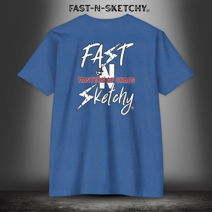 Fast-N-Sketchy Logo Premium Fitted Tee