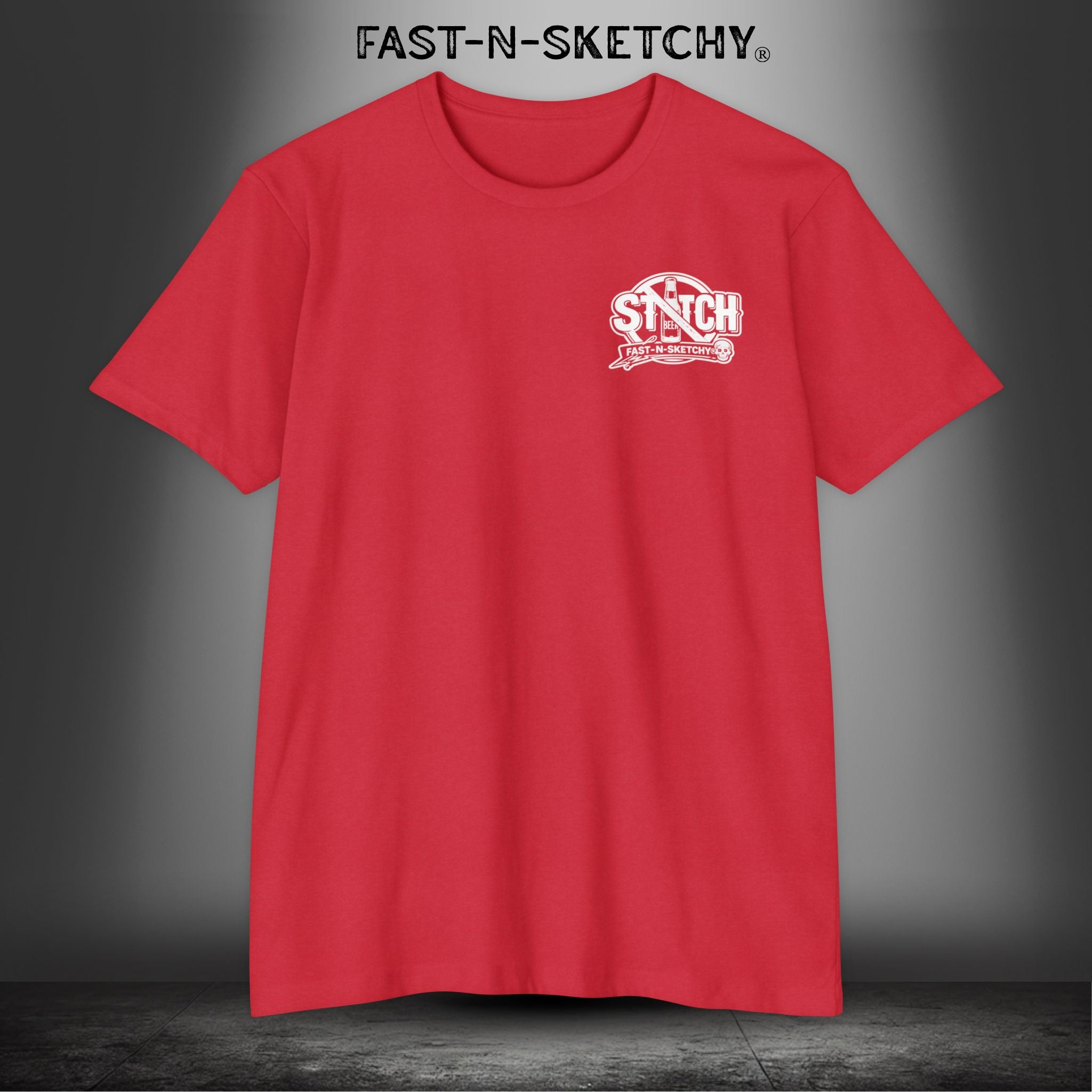 Stitch Your Life Back Together. Ride Hard. Ride Sober. - Biker Edition Premium Fitted Tee