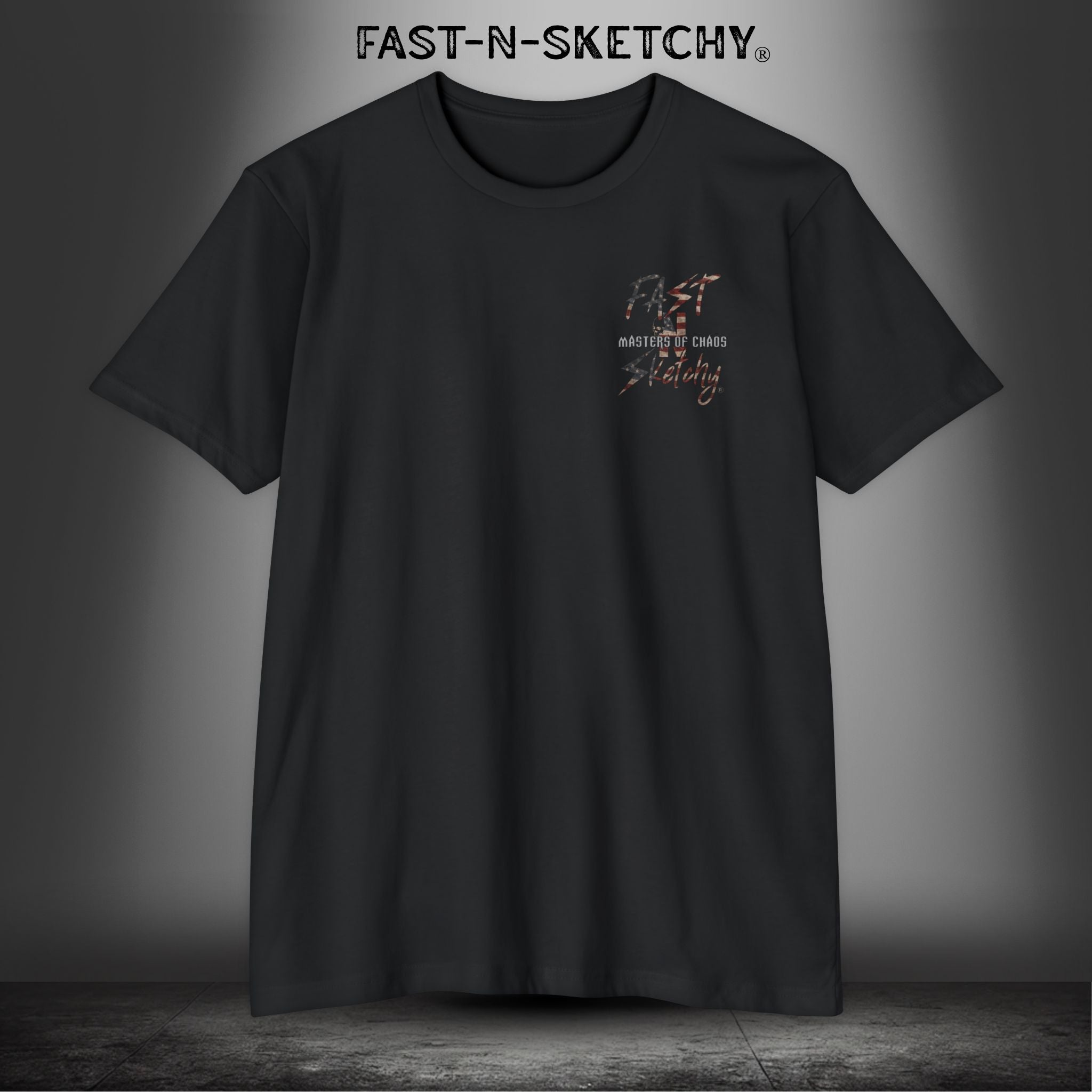Forged in Darkness Military Edition — "Guided by the Light" Patriotic Tee