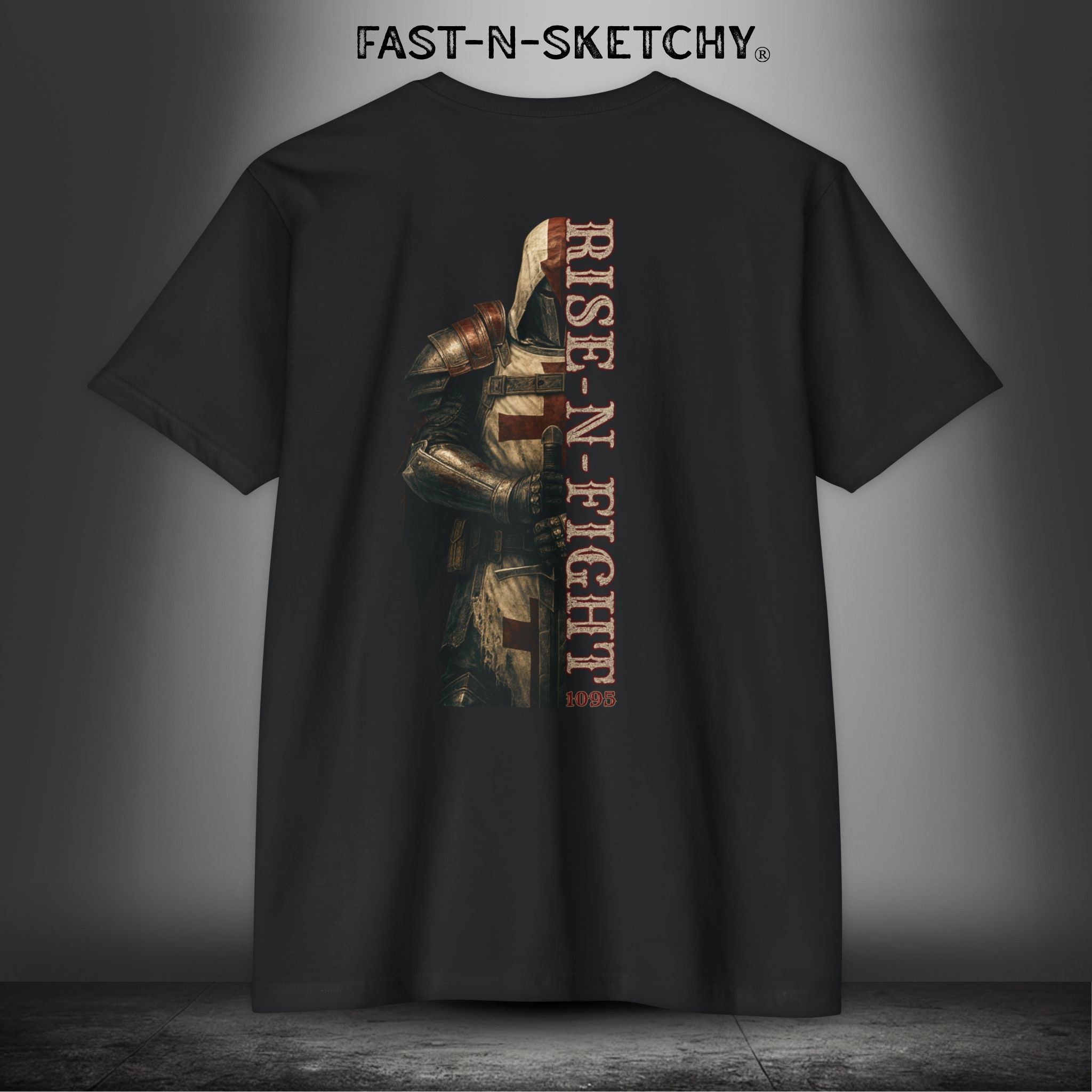 Rise-N-Fight: Military Edition Premium Fitted Tee