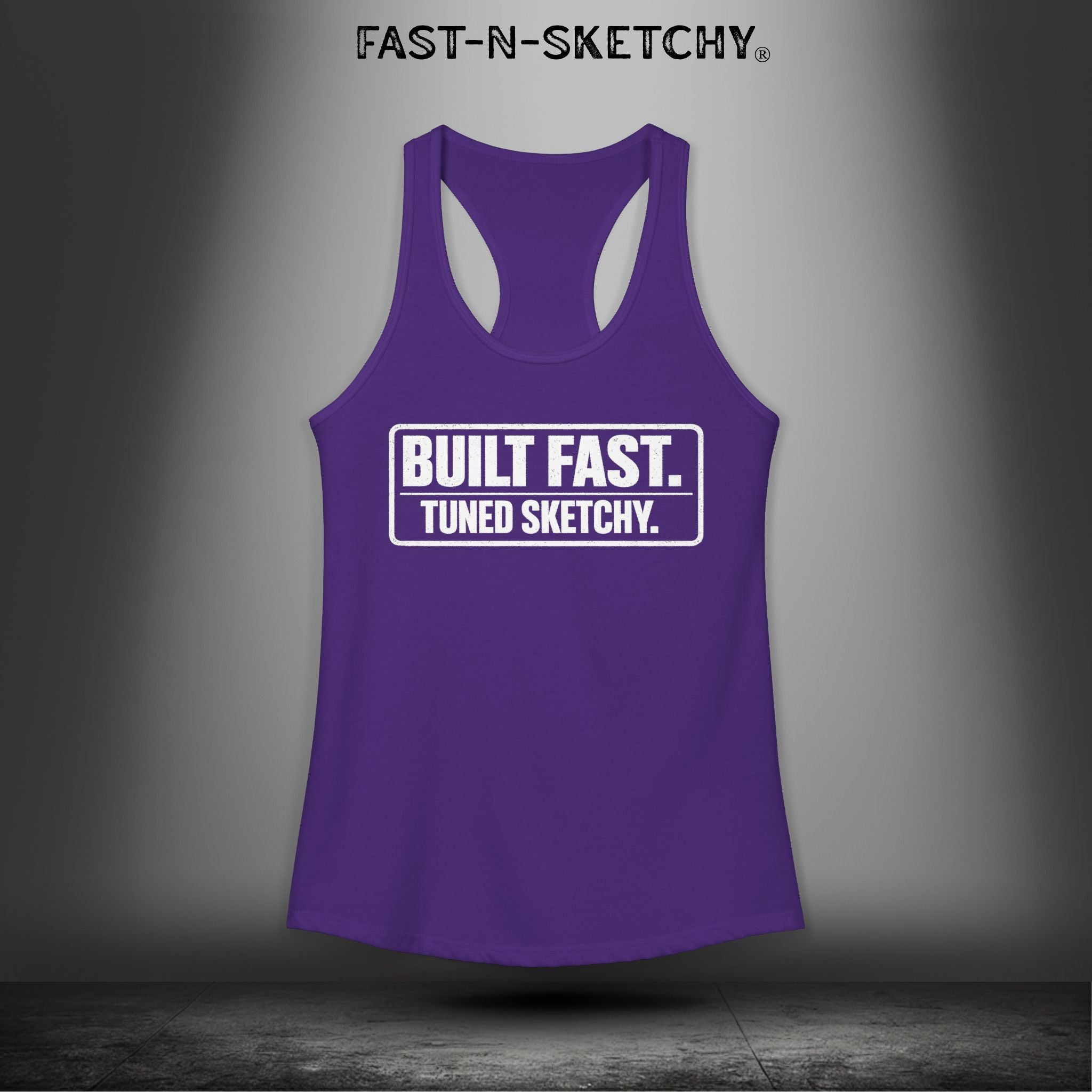 Built Fast, Tuned Sketchy: Bagger Racing Biker Edition Razorback Tank