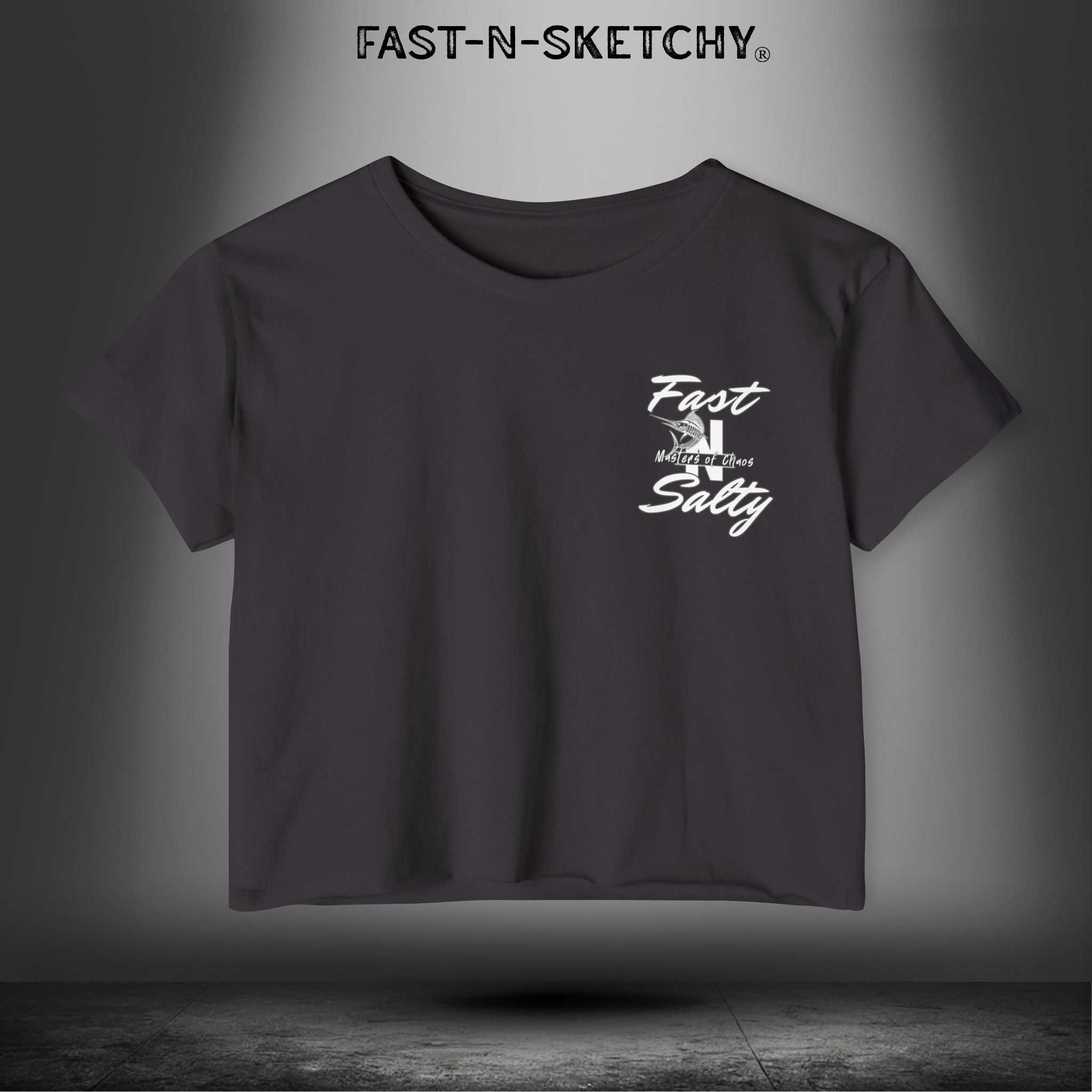 WE GREW HERE, YOU FLEW HERE, GO AWAY: Crop Top (Medium-Weight)