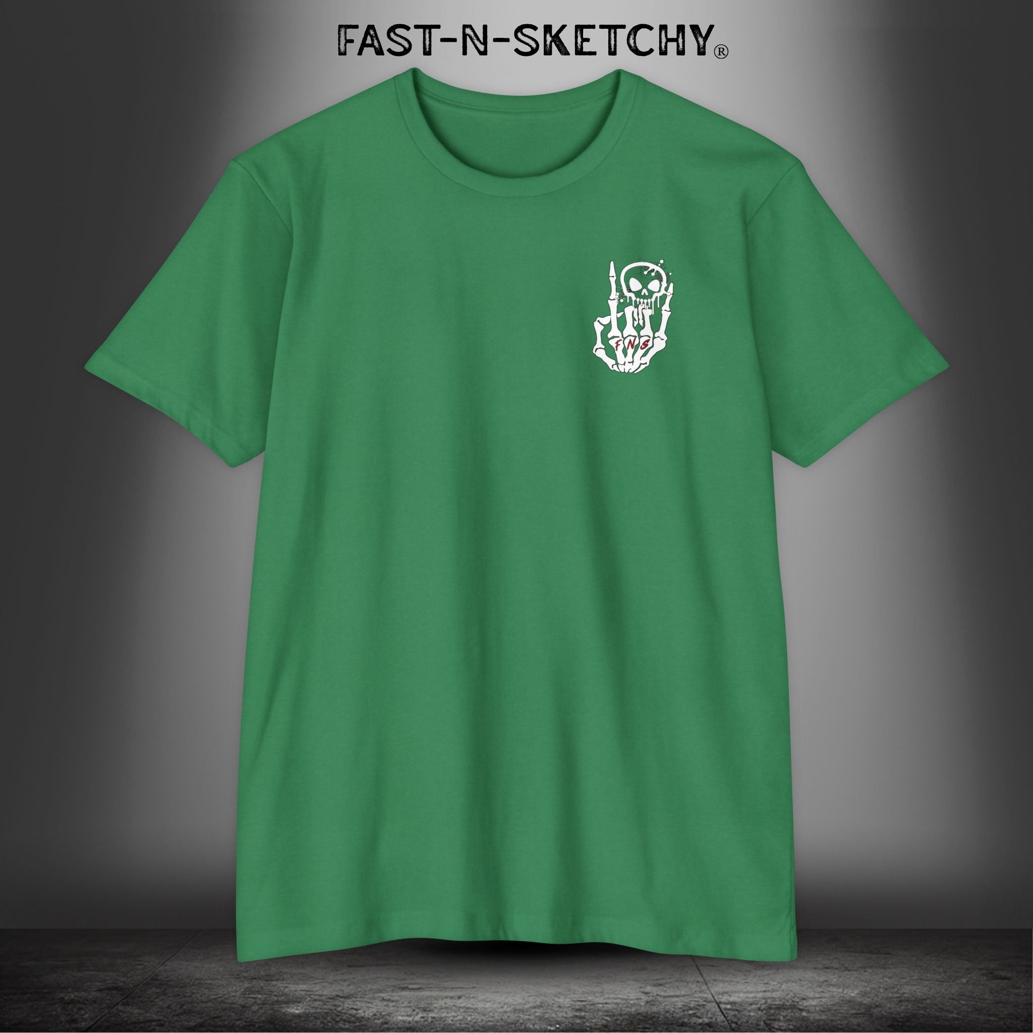 Fast-N-Sketchy Logo Premium Fitted Tee