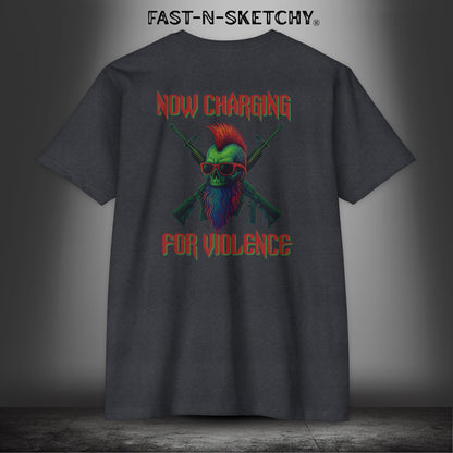 Now Charging for Violence: Next Level 6210 T-Shirt
