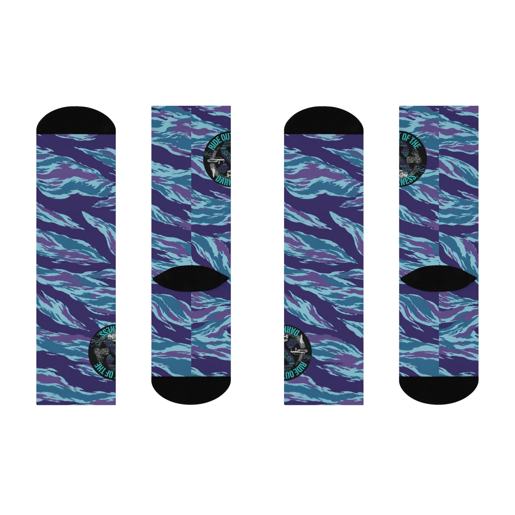 Ride Out of the Darkness Cushioned Crew Socks - LSY