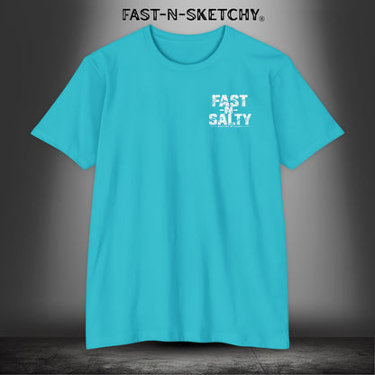 Fast-N-Salty Flag Tee — Premium Fitted Patriotic T-Shirt
