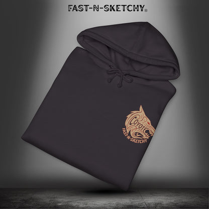 Coyote Death Dealer or Healer Camo Hoodie: Military Edition