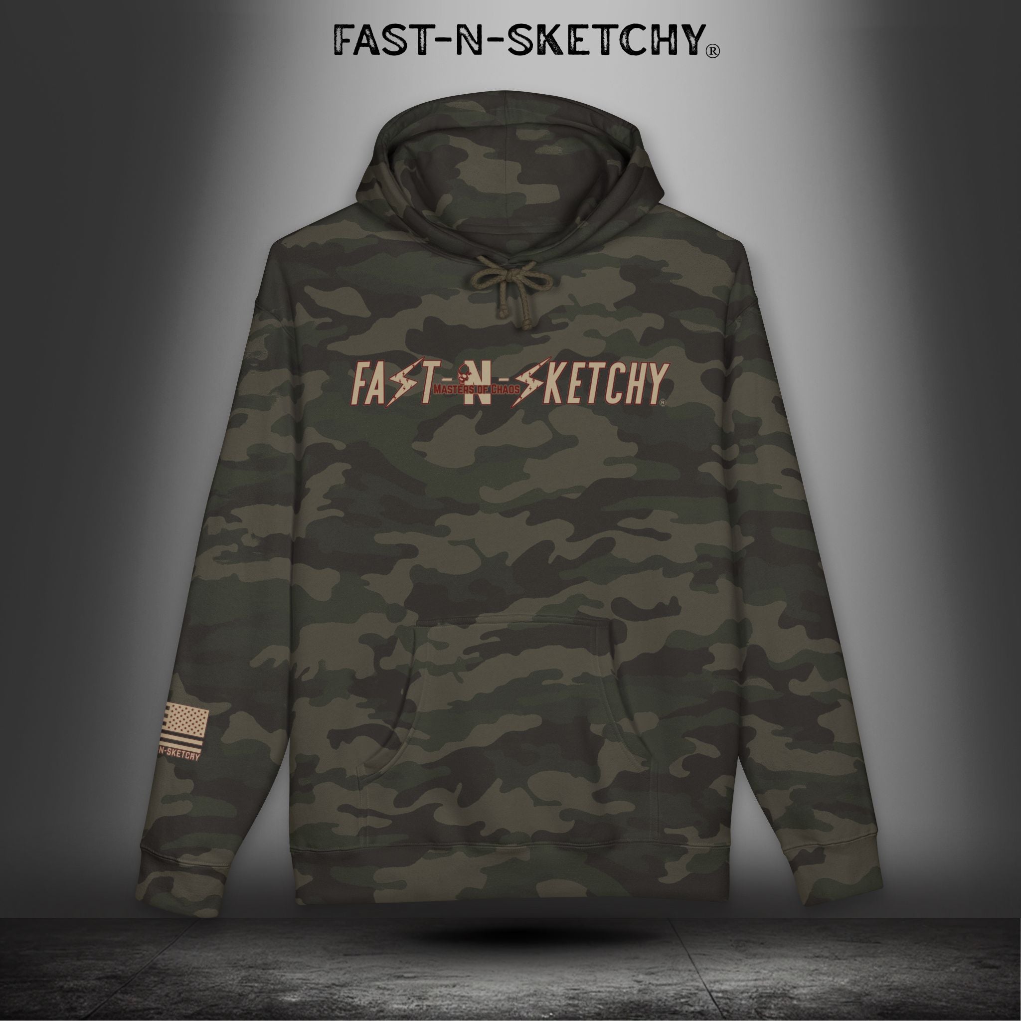 Rise-N-Fight Camo Hoodie: Military Edition