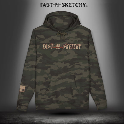 Rise-N-Fight Camo Hoodie: Military Edition
