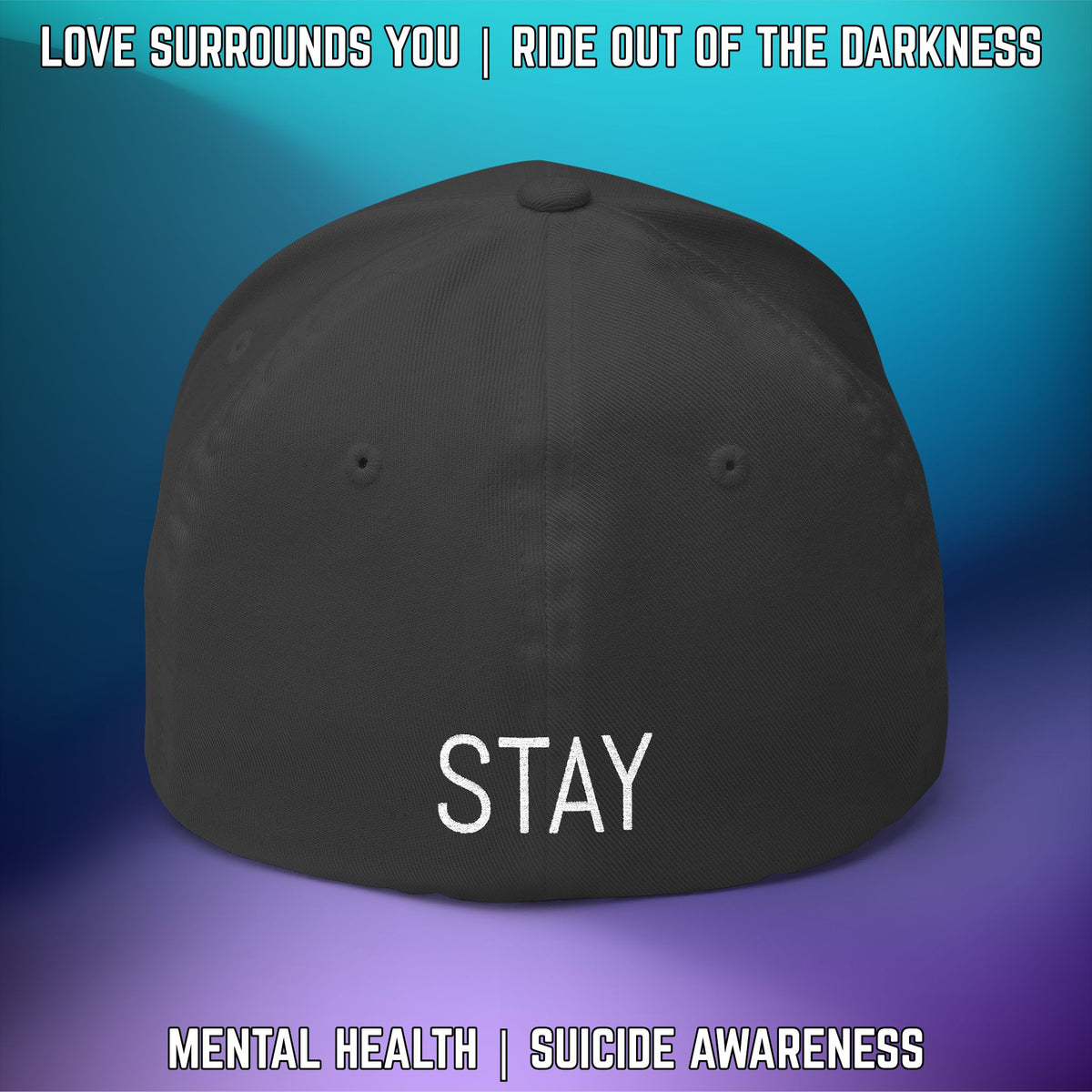 Suicide Awareness Ride Out of the Darkness Flexfit Hat - LSY
