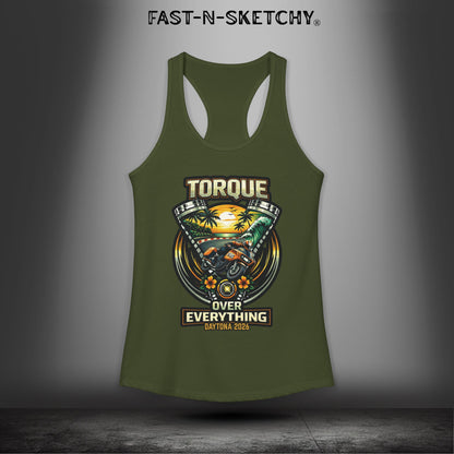 Torque Over Everything: Daytona Bike Week Bagger Racing Biker Edition Razorback Tank