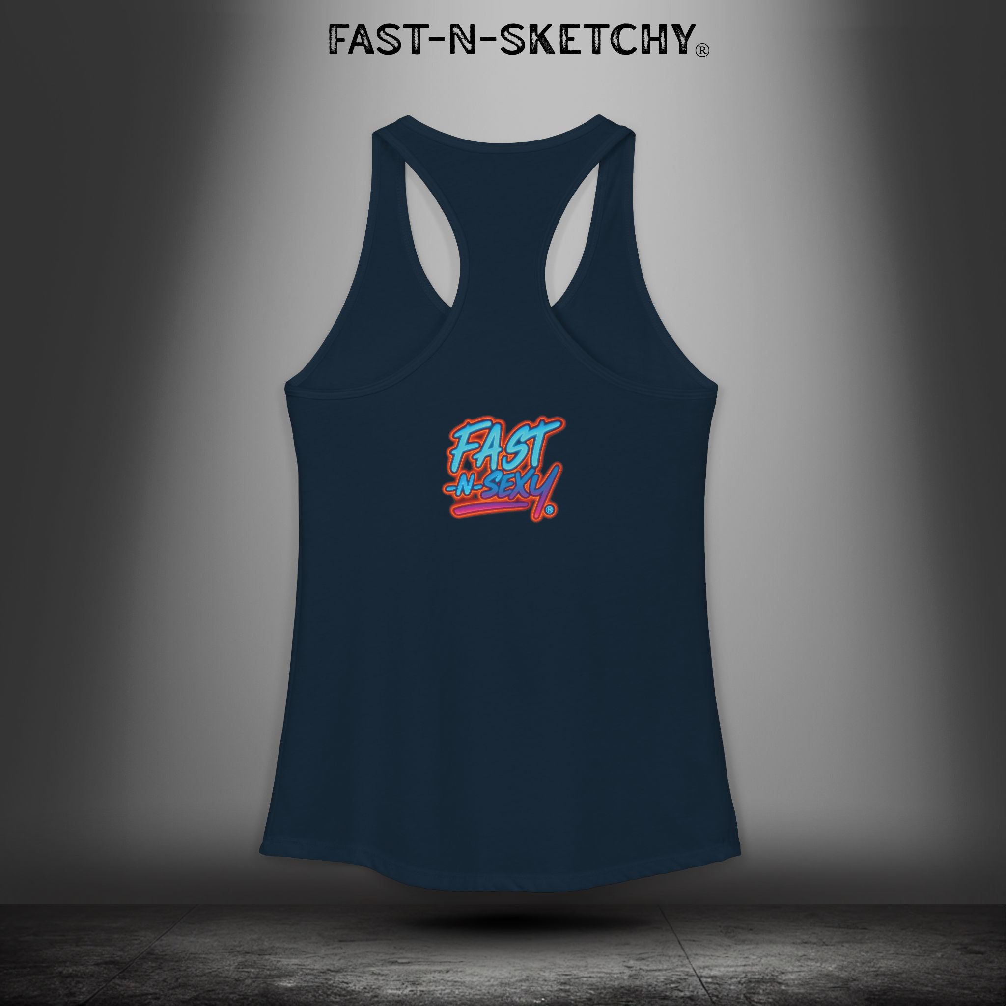 I am Enough: FAST-N-SEXY - Racerback Tank Top