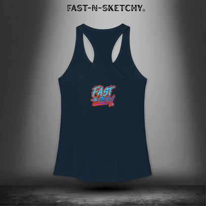 I am Enough: FAST-N-SEXY - Racerback Tank Top