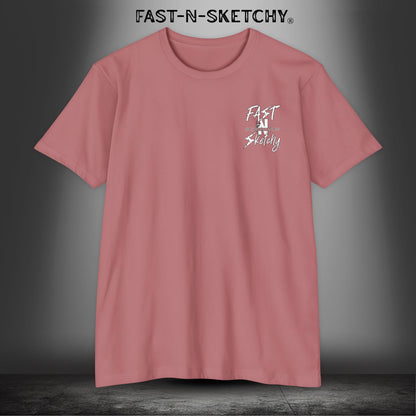 No Face, No Case: FAST-N-SKETCHY - T-Shirt