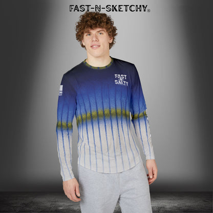 Marlin Camo Fast-N-Salty UV Protection Long Sleeve Shirt