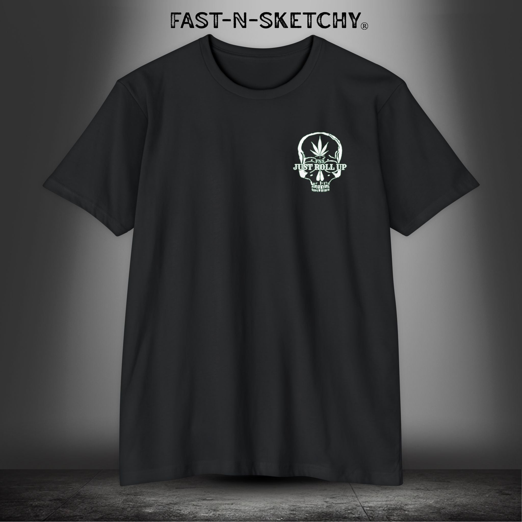 Free Mind, Free Soul, Just Roll Up By Stoney Premium Fitted Tee