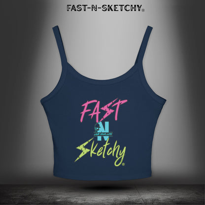 FAST-N-SKETCHY®: Spaghetti Strap Tank Top