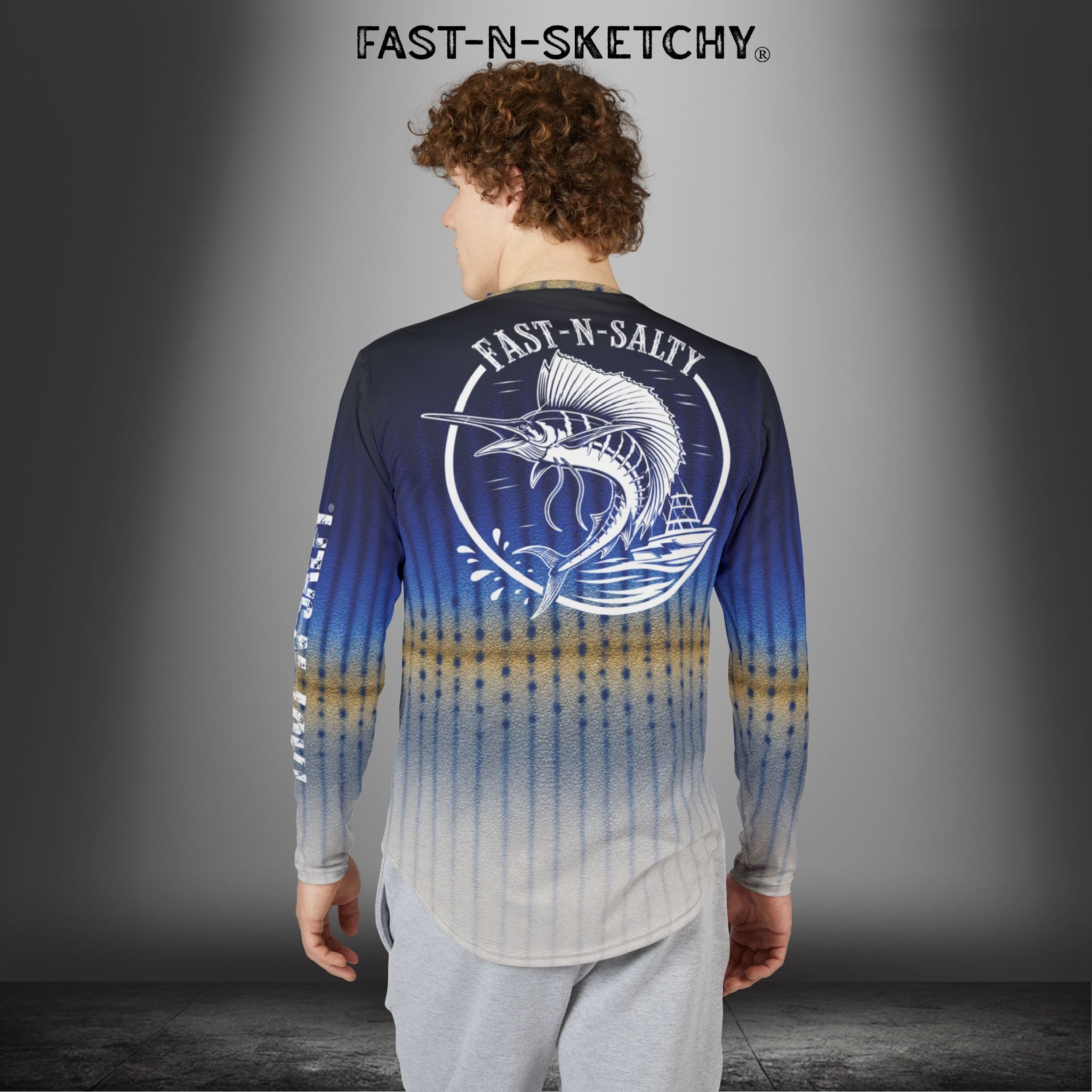 Sailfish Camo Fast-N-Salty UV Protection Long Sleeve Shirt