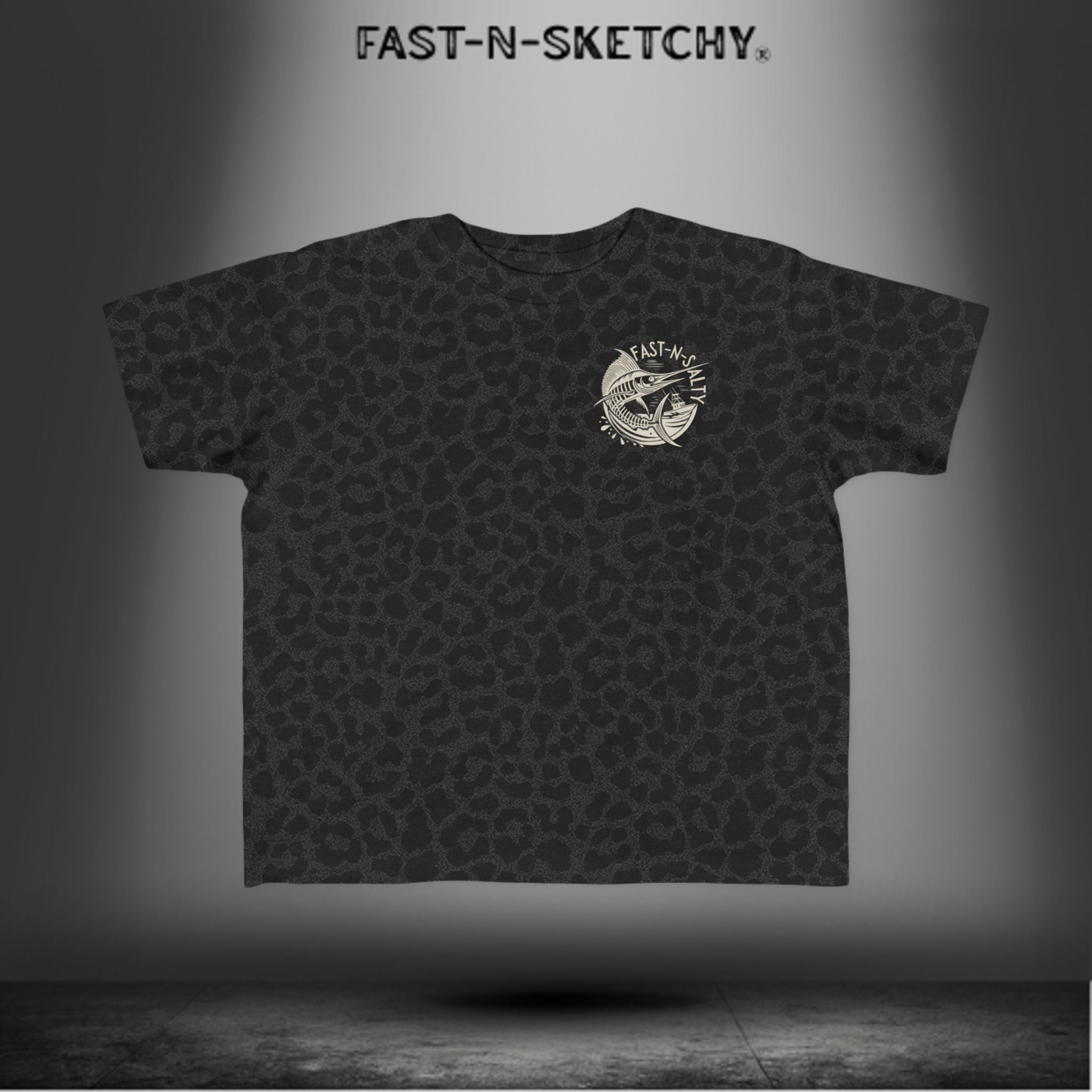 FAST-N-SALTY™ Catch Me If You Can – Marlin Toddler Tee | Fast Fins and Faster Feet.
