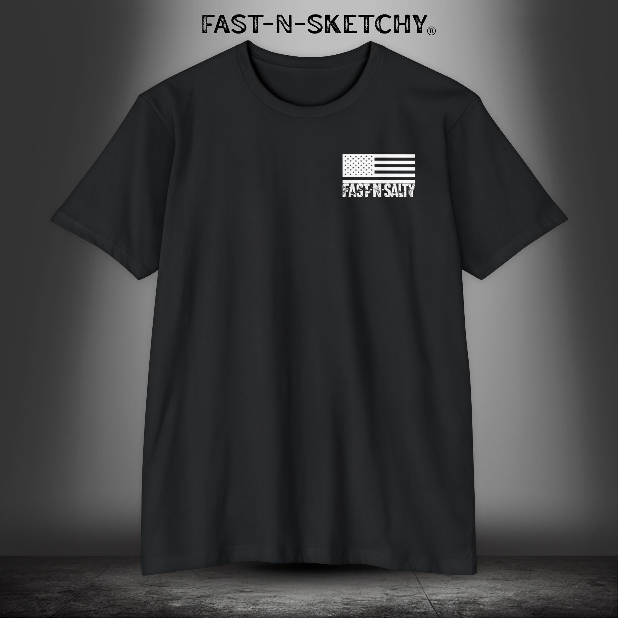 Fast-N-Salty Tee — Premium Fitted Patriotic T-Shirt