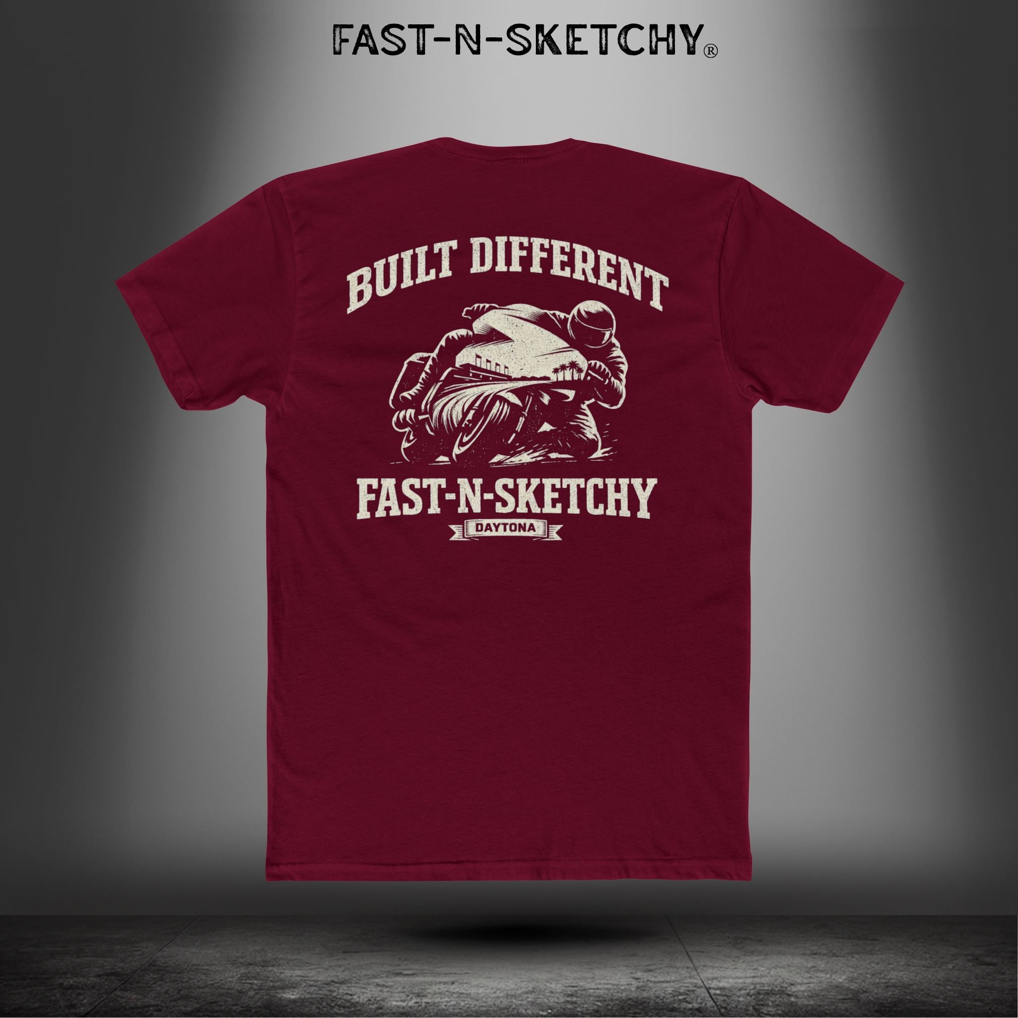 Built Different: Daytona Bike Week Bagger Racing Biker Edition Relaxed Classic Tee