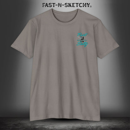 WE GREW HERE, YOU FLEW HERE, GO AWAY: T-Shirt Next Level 6210