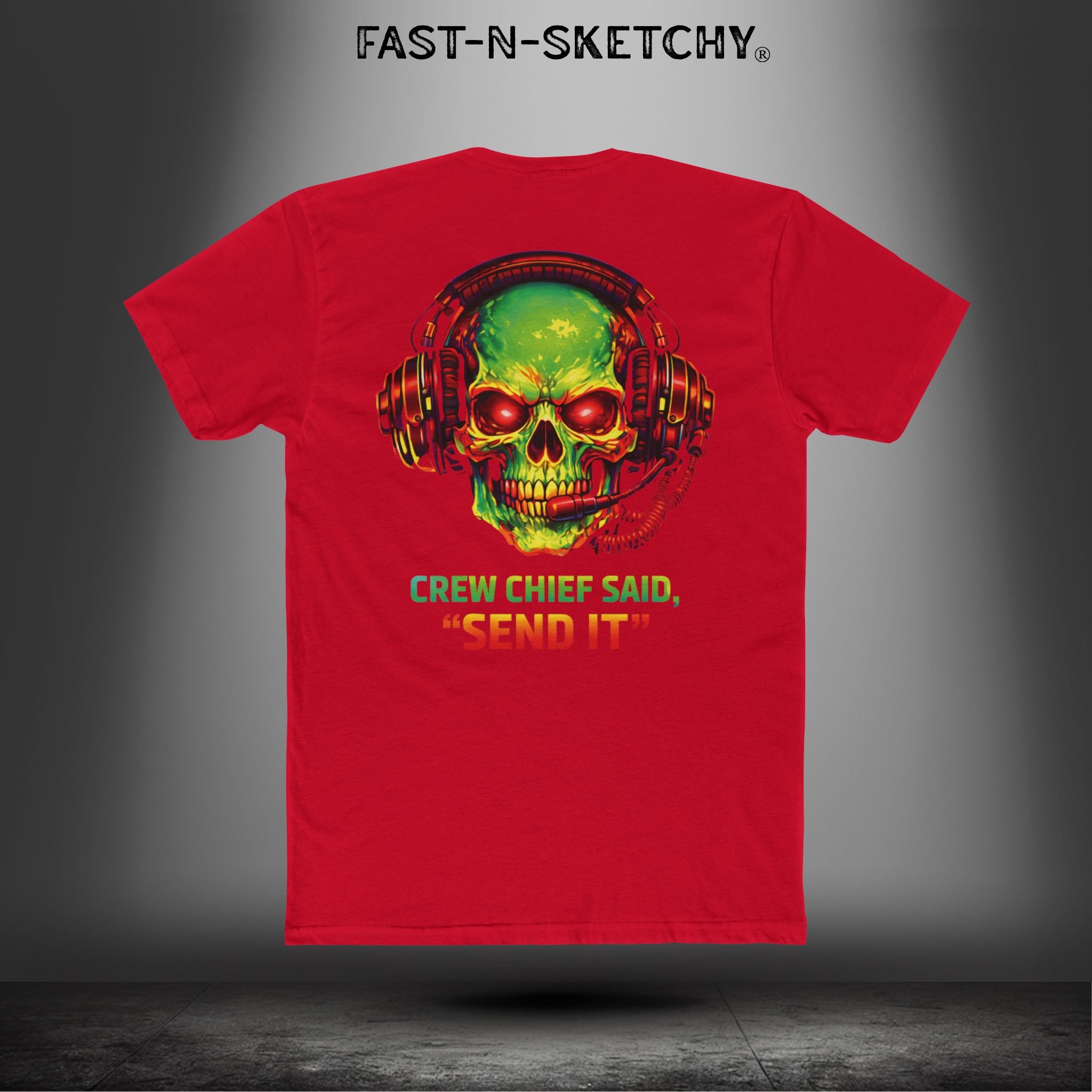 Crew Chief Said, Send It: Bagger Racing Biker Edition Relaxed Classic Tee