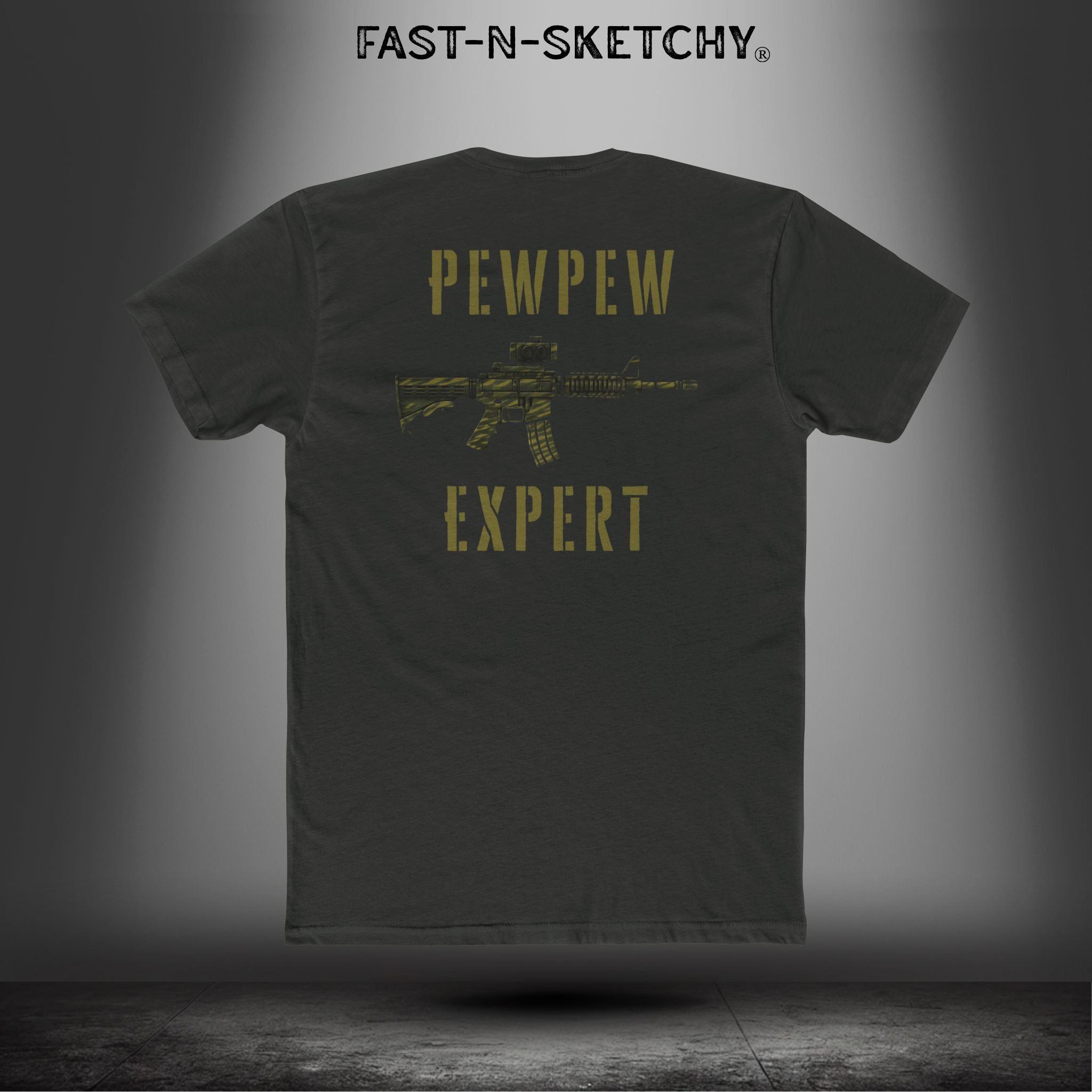 Pew Pew Expert: Military Edition Relaxed Classic Tee