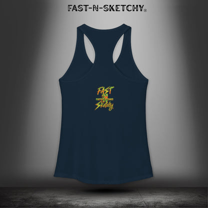 Crew Chief Said, Send It: Bagger Racing Biker Edition Razorback Tank