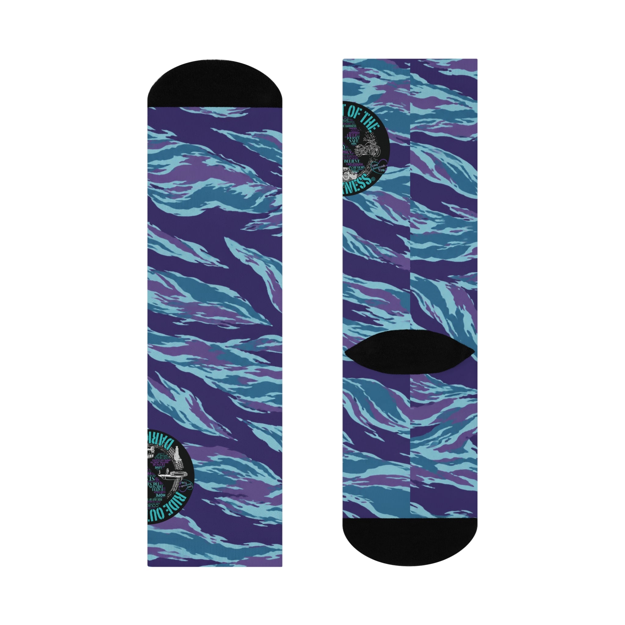Ride Out of the Darkness Cushioned Crew Socks - LSY