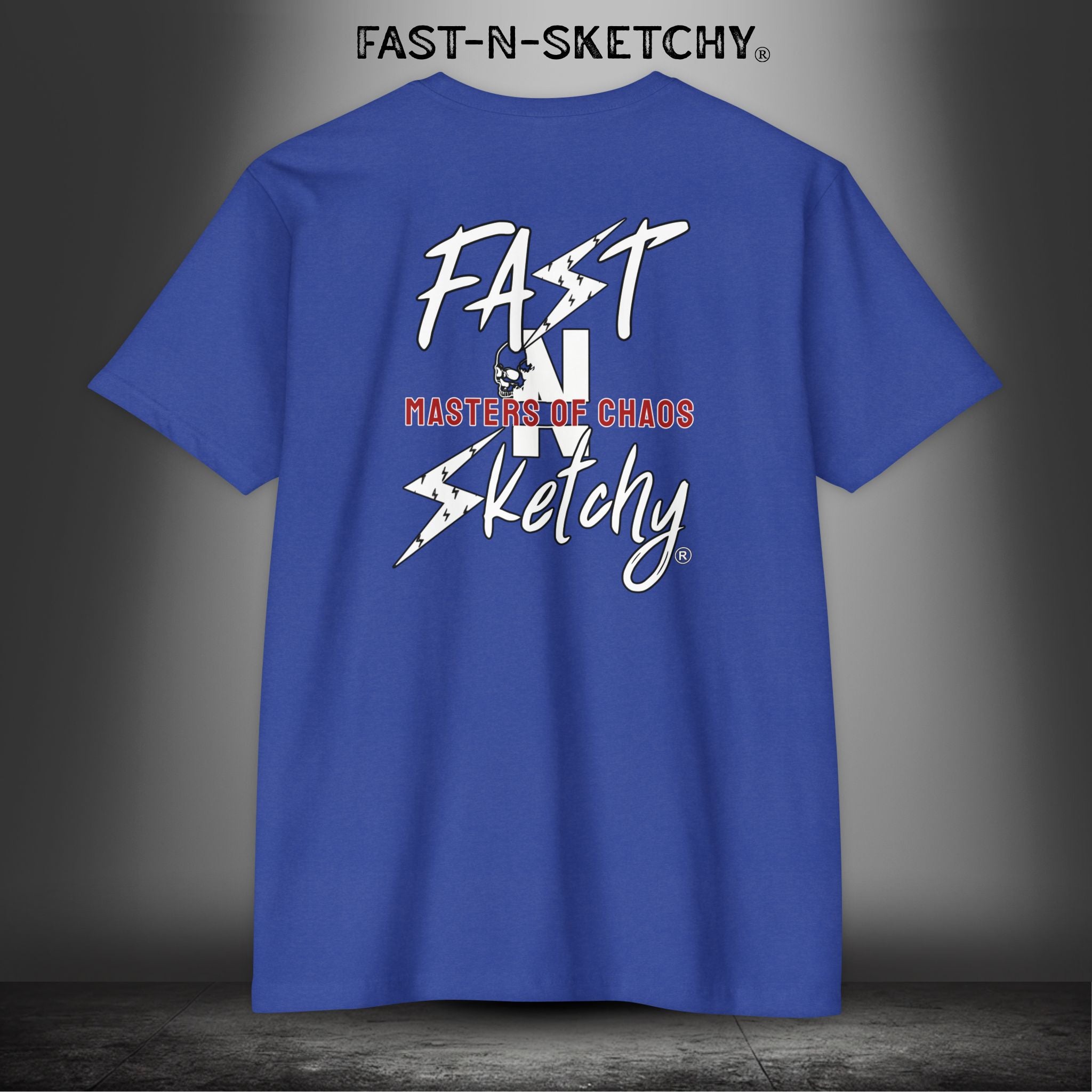 Fast-N-Sketchy Logo Premium Fitted Tee