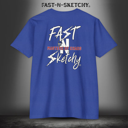 Fast-N-Sketchy Logo Premium Fitted Tee