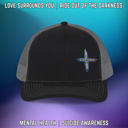 Cross 'Love Surrounds You' Suicide Awareness Snapback - LSY